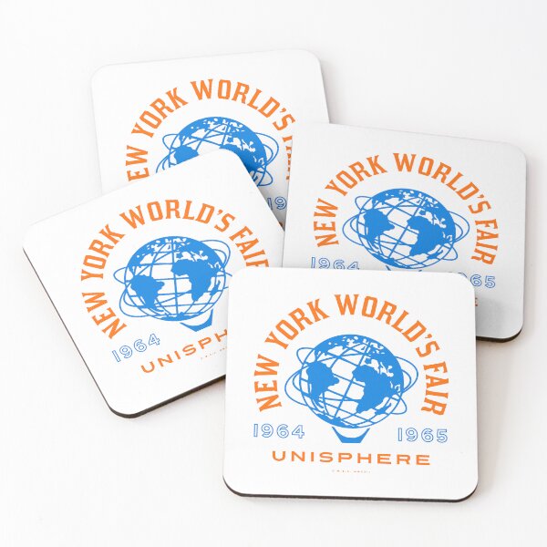 Item preview, 1964-65 New York World's Fair - Unisphere with Years (Orange and Blue) designed and sold by deadmansupplyco.