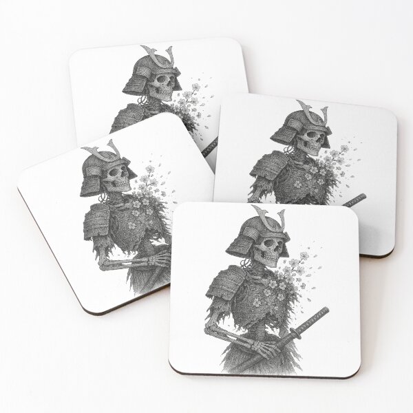 Item preview, Samurai Skeleton designed and sold by Retrics Studio.