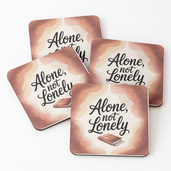 Item preview, Alone, but not lonely – Minimalist design for solo women who go on a journey of discovery designed and sold by pod24.