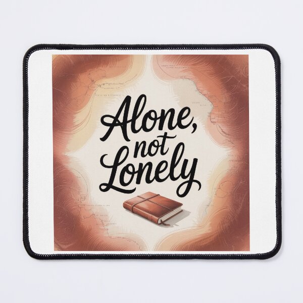 Item preview, Alone, but not lonely – Minimalist design for solo women who go on a journey of discovery designed and sold by pod24.