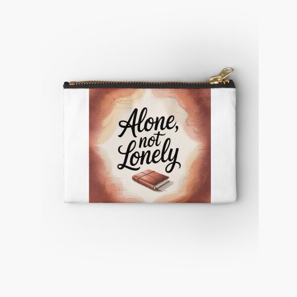 Item preview, Alone, but not lonely – Minimalist design for solo women who go on a journey of discovery designed and sold by pod24.