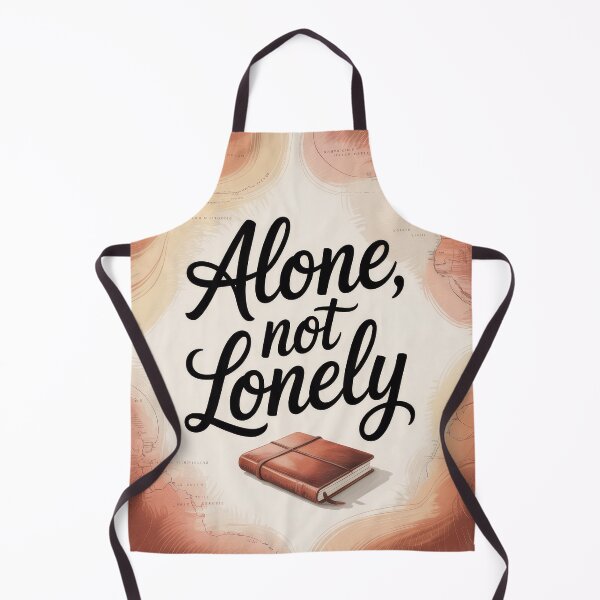 Item preview, Alone, but not lonely – Minimalist design for solo women who go on a journey of discovery designed and sold by pod24.