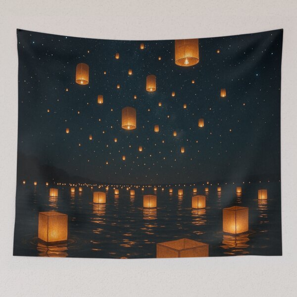 Item preview, Lantern Festival Night Sky designed and sold by DailyDrivesct.