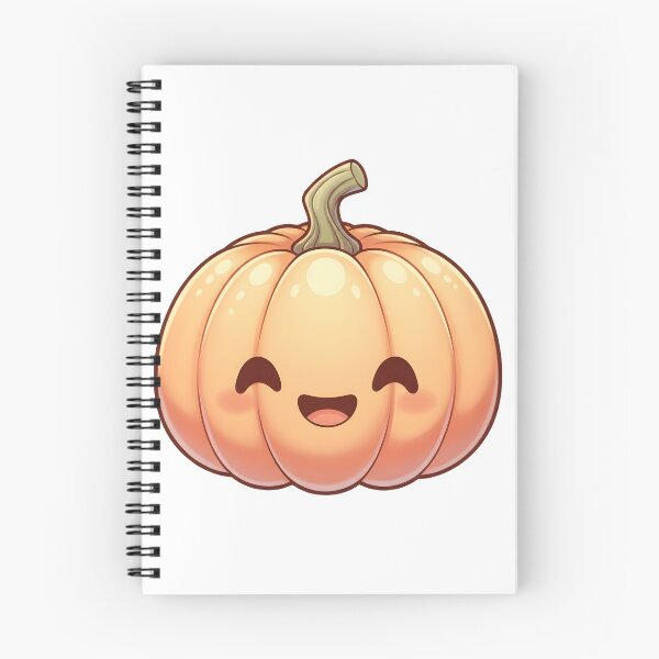 Item preview, Cute kawaii chibi pumpkin illustration for Halloween autumn designed and sold by DesignArtFull.