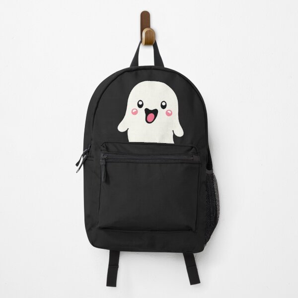 Item preview, Cute and Adorable Happy Kawaii Halloween Laughing GHOST designed and sold by DibujandoPorfa.