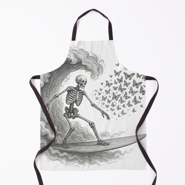 Item preview, Skeleton Surfer designed and sold by Retrics Studio.