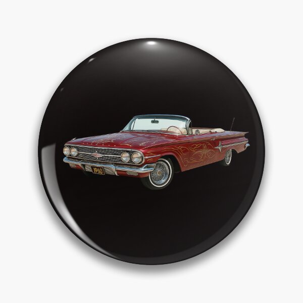Item preview, 1960 Impala Convertible – Classic Red Lowrider designed and sold by Tatko Designs.