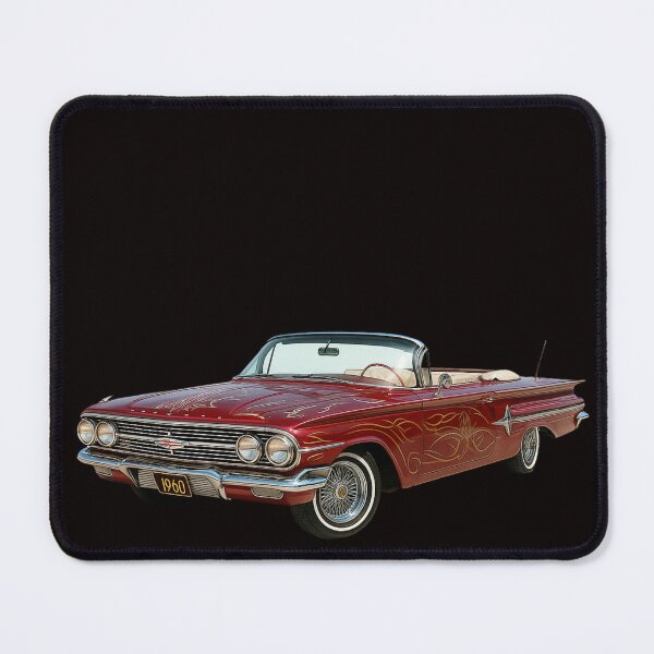 Item preview, 1960 Impala Convertible – Classic Red Lowrider designed and sold by Tatko Designs.