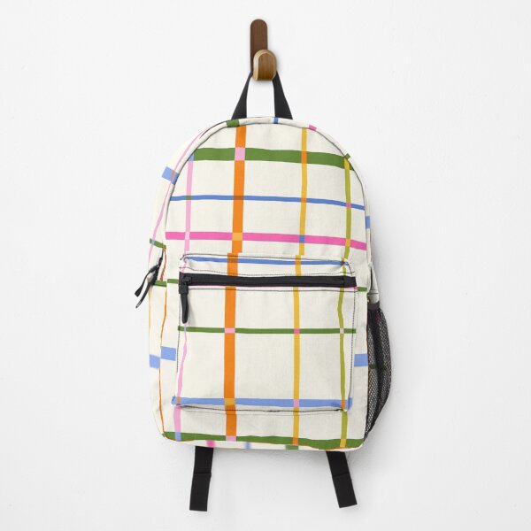 Item preview, Pastel Plaid Checks - Multicolor Tartan Grid on Cream designed and sold by trajeado14.
