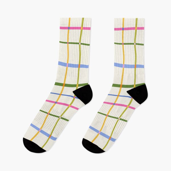 Item preview, Pastel Plaid Checks - Multicolor Tartan Grid on Cream designed and sold by trajeado14.