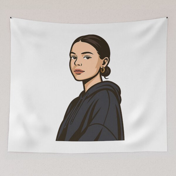 Item preview, Nina Chuba  Minimalist Streetwear Portrait Art designed and sold by mnkfaiye.