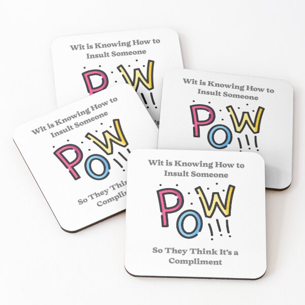 Item preview, Wit Is Knowing How to Insult designed and sold by SoulThread Studio.