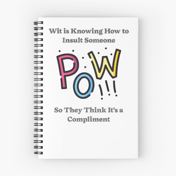 Item preview, Wit Is Knowing How to Insult designed and sold by SoulThread Studio.