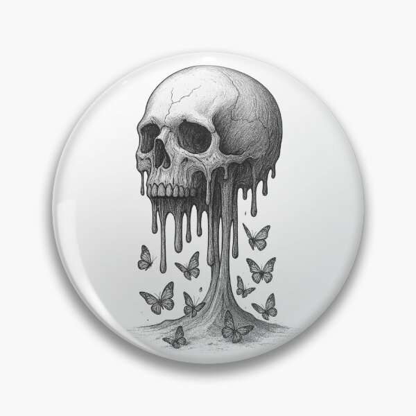 Item preview, Melting Skull designed and sold by Retrics Studio.