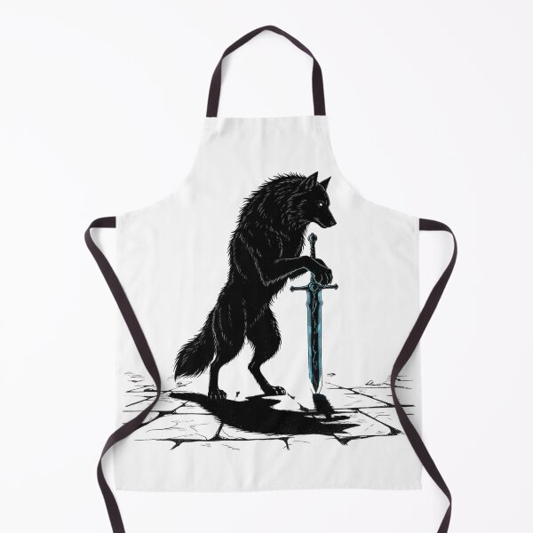 Item preview, Great Grey Wolf Sif Dark Souls Silhouette T-Shirt designed and sold by GeniePixel.
