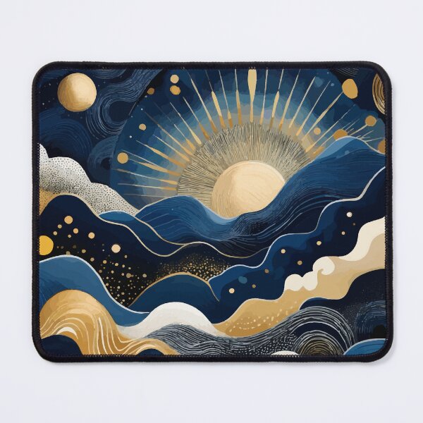 Item preview, Abstract Landscape with Sunrise designed and sold by Vicky Brago-Mitchell®.
