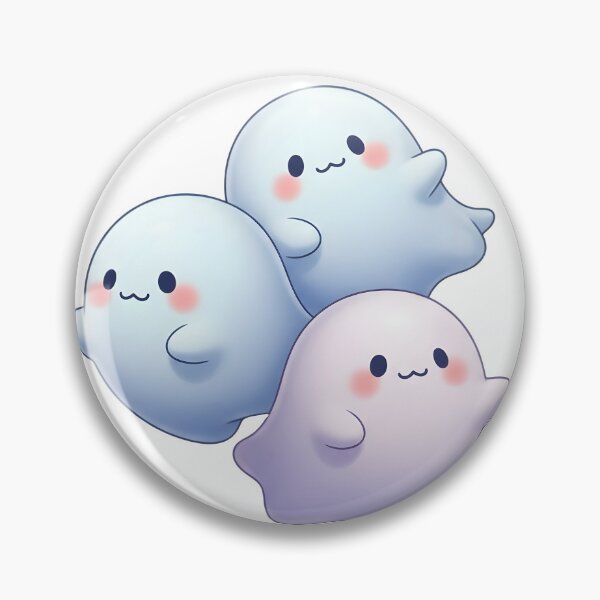 Item preview, Cute kawaii ghost trio pastel Halloween design designed and sold by DesignArtFull.
