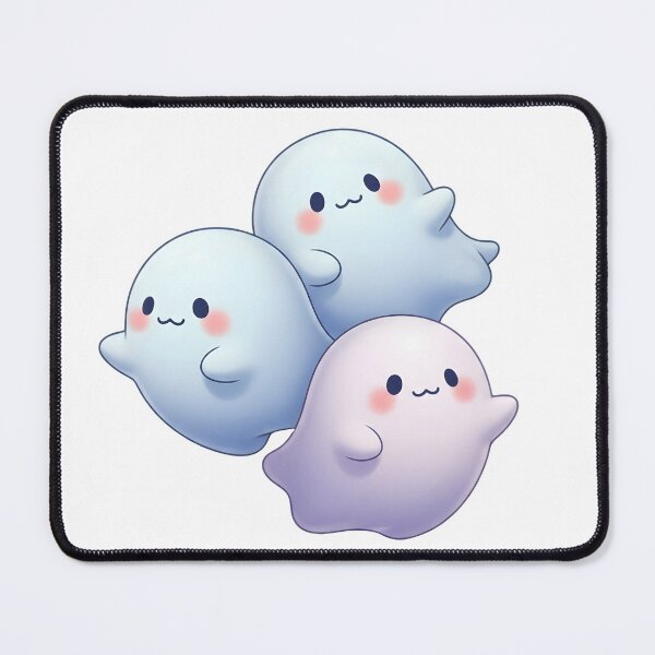 Item preview, Cute kawaii ghost trio pastel Halloween design designed and sold by DesignArtFull.