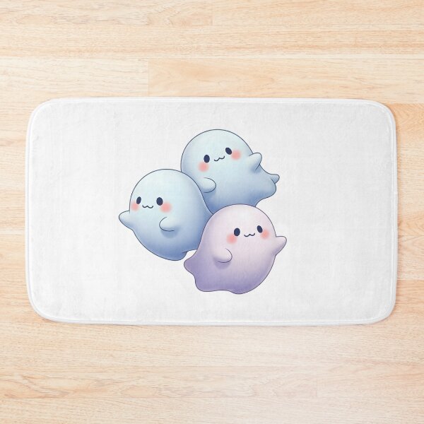 Item preview, Cute kawaii ghost trio pastel Halloween design designed and sold by DesignArtFull.