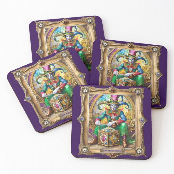 Item preview, Mardi Gras Realm Portrait - The Time Traveler designed and sold by Lee Hiller Designs.