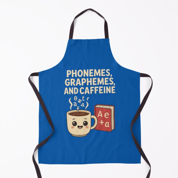 Item preview, Phonemes, Graphemes, and Caffeine – Linguistics Coffee Lover Design designed and sold by SlomianyPisarz.