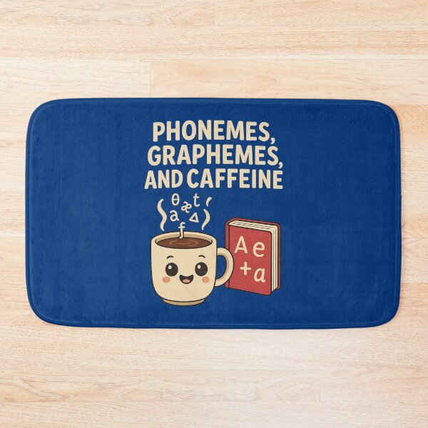Item preview, Phonemes, Graphemes, and Caffeine – Linguistics Coffee Lover Design designed and sold by SlomianyPisarz.