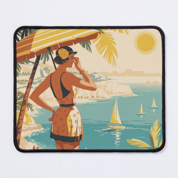 Item preview, French Travel Poster - Coastal  designed and sold by CARRAANN.