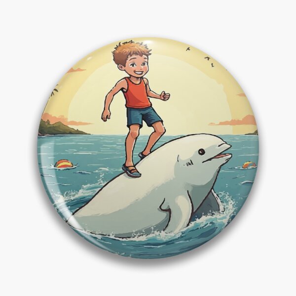 Item preview, Enchanted Beach - Dolphin Friend designed and sold by DesignerKha.