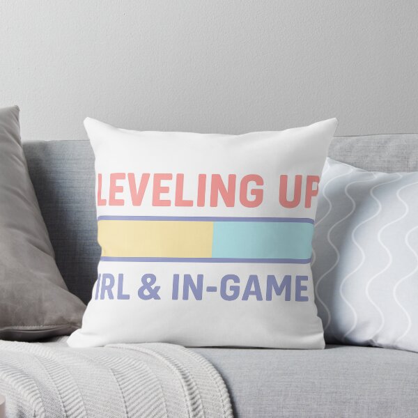 Item preview, Leveling Up IRL and In-Game Gamer Design designed and sold by NovaMoodCo.