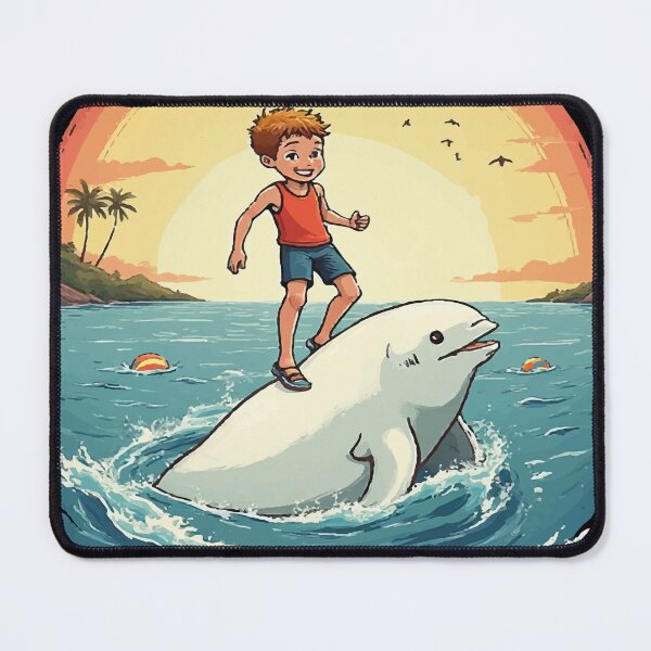 Item preview, Enchanted Beach - Dolphin Friend designed and sold by DesignerKha.