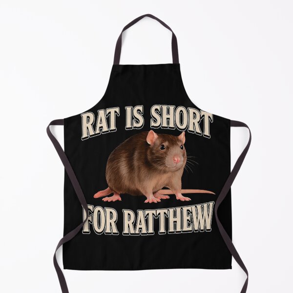 Item preview, Rat Is Short For Ratthew Funny Meme Shirt designed and sold by SassCity.
