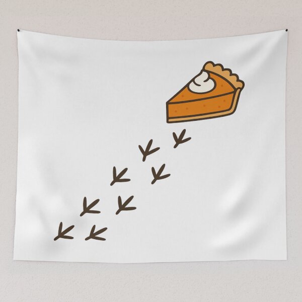 Item preview, Turkey Tracks - pumpkin cake designed and sold by DamioPolArt.