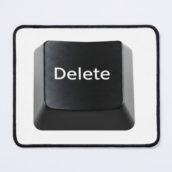 Item preview, Black Delete Button - computer keyboard designed and sold by PIXEL POP DESIGNS - Beyond the Norm!.