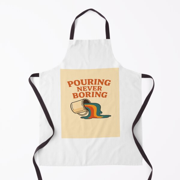 Item preview, Pouring Never Boring – Retro Paint Pour Art Design designed and sold by PourtionOfArt.