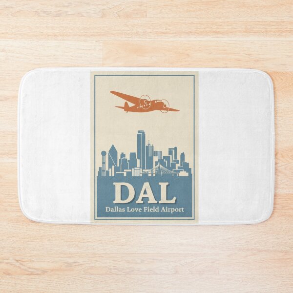 Item preview, Retro DAL Airport Dallas Love Field Travel Poster designed and sold by GeniePixel.