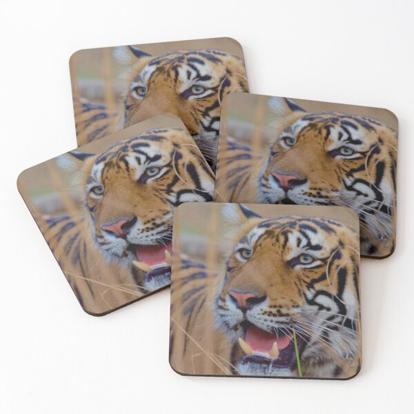 Item preview, Smiling tiger designed and sold by mortal perspective .