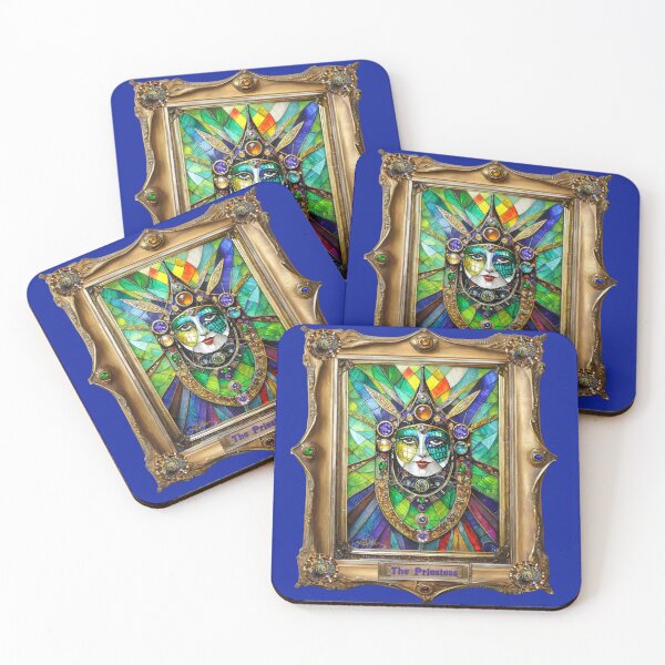 Item preview, Mardi Gras Realm Portraits - The Priestess designed and sold by Lee Hiller Designs.