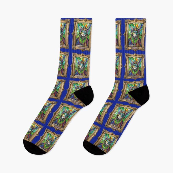 Item preview, Mardi Gras Realm Portraits - The Priestess designed and sold by Lee Hiller Designs.