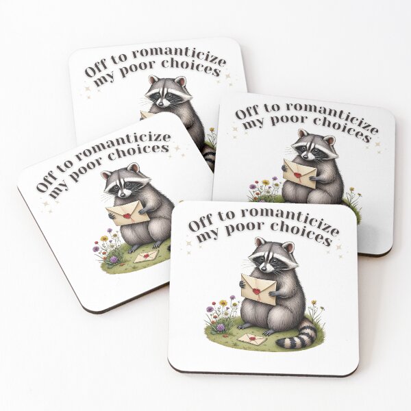 Item preview, Funny Raccoon, Sarcastic Cottagecore Gift for Friend designed and sold by ThirdShelfStudio.