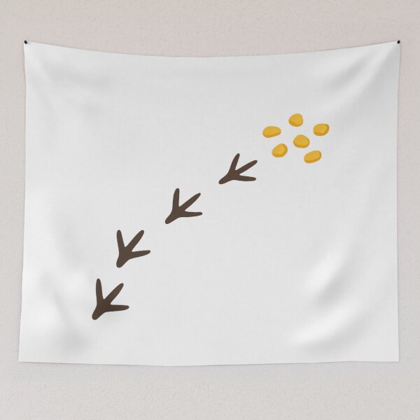 Item preview, Turkey Tracks with Corn – Minimal Thanksgiving Design designed and sold by DamioPolArt.