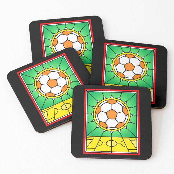 Item preview, Football Field Stained Glass Church Window Design designed and sold by Slam-Dunkan.