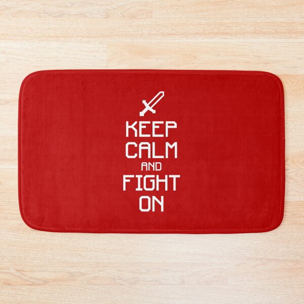 Item preview, Keep calm and fight on v.2 (white) designed and sold by hard2wear.
