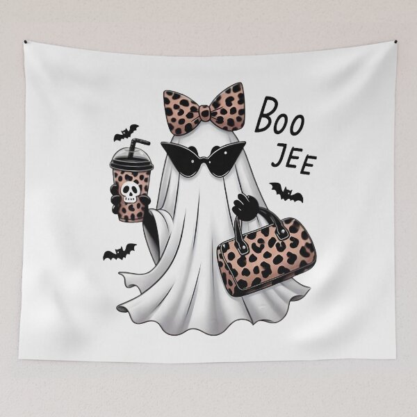 Item preview, Boo JEE Boujee Pink Ghost Halloween October Vibes designed and sold by ivotee.