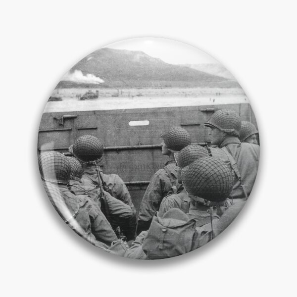 Item preview, American Troops Landing on Omaha Beach on June 6, 1944 as part of Operation Overlord in Normandy, France.  designed and sold by Delinquent Doll.