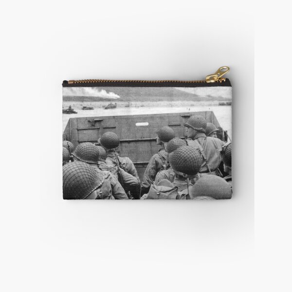 Item preview, American Troops Landing on Omaha Beach on June 6, 1944 as part of Operation Overlord in Normandy, France.  designed and sold by Delinquent Doll.