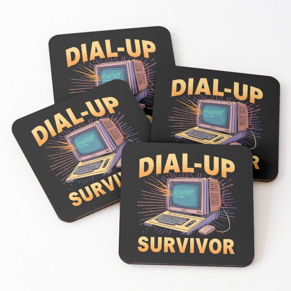 Item preview, Dial-up Survivor designed and sold by NicMacTees.