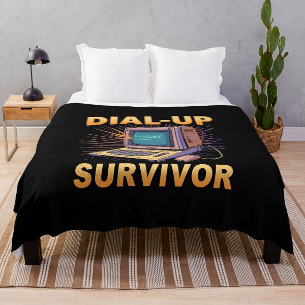 Item preview, Dial-up Survivor designed and sold by NicMacTees.