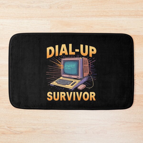 Item preview, Dial-up Survivor designed and sold by NicMacTees.