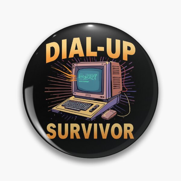 Item preview, Dial-up Survivor designed and sold by NicMacTees.