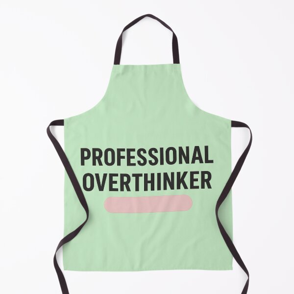 Item preview, Professional Overthinker | Relatable Minimal Typography Design designed and sold by Syrupulse.